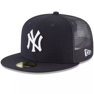 New Era New York Yankees On-Field Mesh Back 59FIFTY Fitted Cap Size 7 1/4